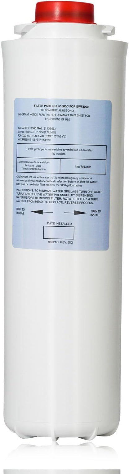 Water Filter Replacement for EWF3000（No Chip）, 1 Packs Replacement Large Capacity 3000 Gallon, Replacement EWF3000 for 51300C ERF750, 51299C, 55898C