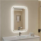 Bathroom Mirror with LED Lights，Bathroom Led Mirror ，LED Mirror for Bathroom，Backlit Bathroom Mirror ，with Touch Sensor/Demister pad，Shatterproof，Adjustable Lights(A,W75*H100cm/W29.5*W39.4IN)