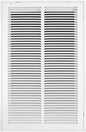14"W x 24"H [Duct Opening Size] Steel Return Air Filter Grille - Removable Face/Door for 1 inch Filters -HVAC Vent Cover Grill - White [Outer Dimensions: 16 5/8"W X 26 5/8"H]