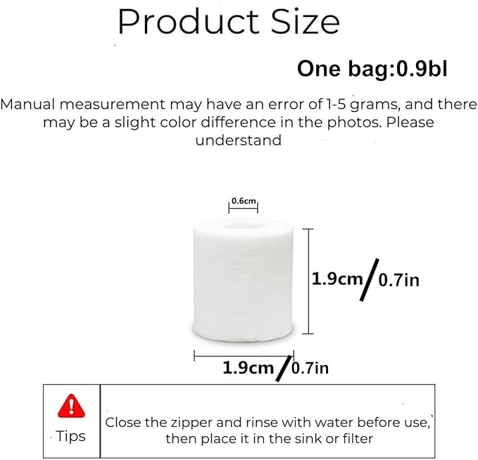 Aquarium Ceramic Ring Bio Ceramic Media Ring for Aquarium Filter Replacement Biological Material Remover for Aquarium Fish Tank Pond Filter