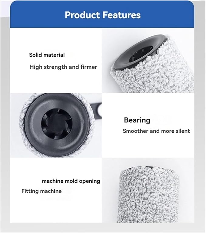 L99A-Brush Roller&Filter Replacement，Compatible For Tineco，1.0 Cordless Wet Dry Vacuum Floor Scrubber Cleaner Parts