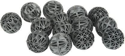 CNZ® 50pcs Black Aquarium Fish Tank Filter Bio-Balls Filtration Media, 1-inch (1-Pack)