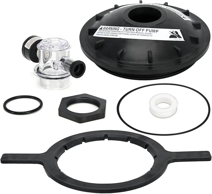 154856 8-1/2 inch Black Buttress Thread Closure Replacement Compatible with Pentair Triton Pool and Spa Sand Filter TR100 TR140 TR100C TR140C TR100C-3 TR140C-3