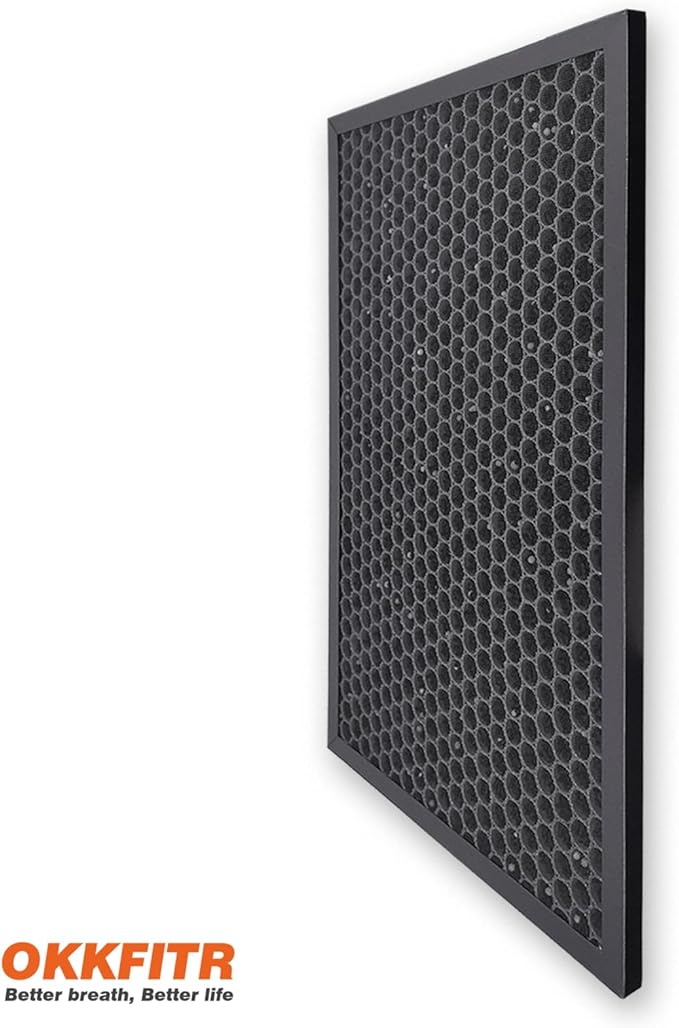 3-Stage Replacement Filter: Particulate Filter+ Activated Carbon | Compatible with Sharp KC-850U & KC-C100U Air Purifiers (1 SET Pack)