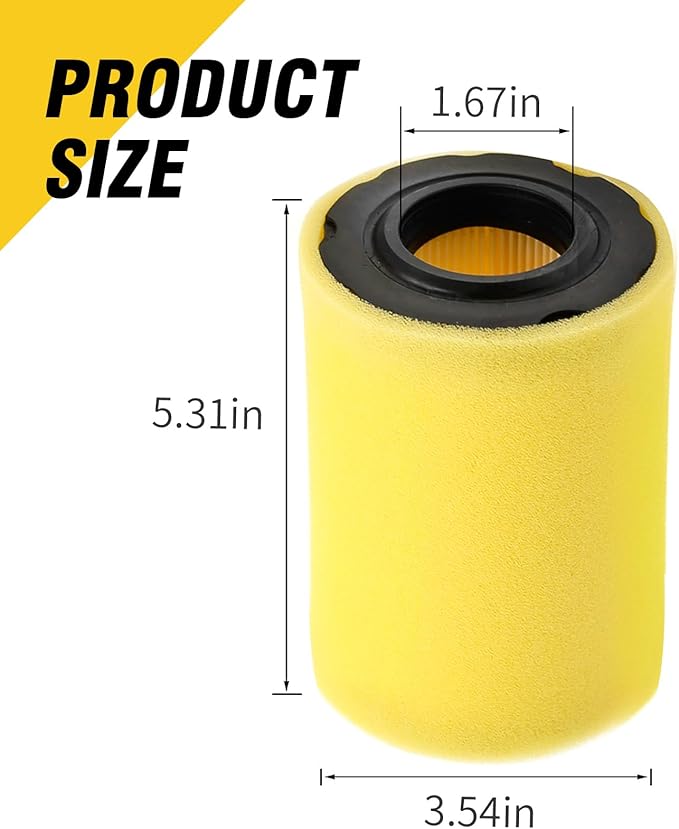 Air Filter Replacement For BS796031 Filter Element, 31A607 Air Filter Replacement For John Deere Gy21435 (2 PCS)