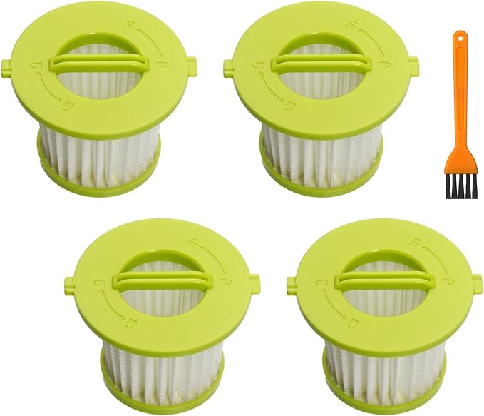 Replacement Filter Compatible with Ryobi ONE+ 18V Handheld Vacuum Models PCL700 PCL704 PCL705 Part # A32F05N A32HF00 Reusable Filter Set (4 Pack)