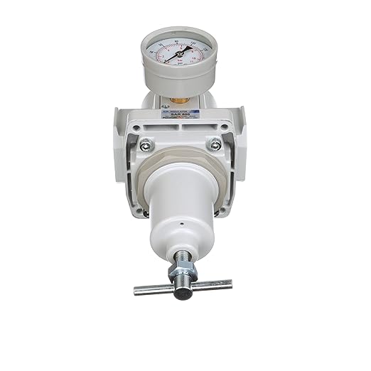 PneumaticPlus SAR Series T-Handle Compressed Air Pressure Regulator (1" NPT)