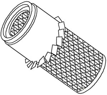RAParts 86512356 Air Filter Fits Ford New Holland Skid Steer L865 L885 LX865 LX885 7530