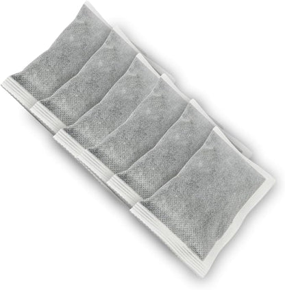 Green Piece® Activated Charcoal Air Filters for Odor Removal - Compatible with ITouchless Trash Cans - Not made or sold by iTouchless - Made and sold by Green Piece - Pack of 6