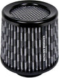 KYOSTAR Universal 3" (76mm) High-Flow Air Filter, Reusable Cone Cold Air Intake, High Performance Clamp-On Car High Flow Air Kit, Flange Diameter: 3 Inch, Filter Height: 6.4 Inch, Carbon Fiber Pattern