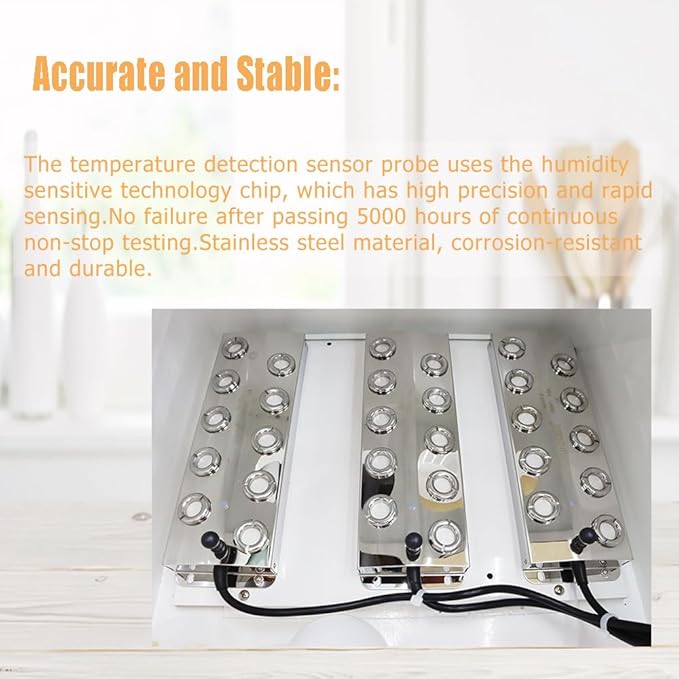 Commercial Ultrasonic Humidifier 12kg/h Portable Continuous Cool Mist Maker Industrial Humidifier with Humidistat and Remote Sensor for Greenhouse Large Room Two Mist Outlet