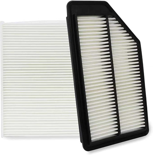 Cabin & Engine Air Filter kit for Honda Odyssey 3.5L (2011 2012 2013 2014 2015 2016 2017) Replaces 17220-RV0-A00, 80292-SDA-A01