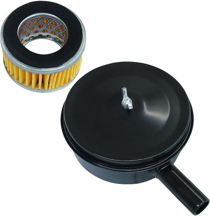 Zorfeter 20mm Threaded 1/2" PT Air Compressor Silencer Intake Noise Muffler Replacement, Air Filter Element Accessories Air Compressor Parts HE014A