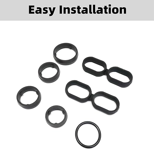 Engine Oil Filter Housing O Ring Seal Kit 68191356AA Replacement for Dodge Jeep Chrysler Ram 1500