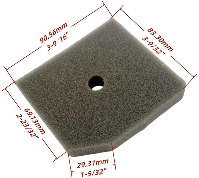 Air Filter Cleaner Replacement for Westinghouse iGen2200 / iGen2200c / iGen2500 / iGen2500c / iGen2800 / iGen2800c, WH2200iXLT, WH2400i for Roybi RYi2322 RYi2300BTA RIG2000PCB Inverter Generator