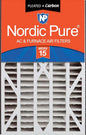 Nordic Pure 16x25x3 (Actual Size: 15 13/16 x 24 5/16 x 3) MERV 15 Plus Carbon Trion Air Bear Cub Replacement Air Filter 1 Pack