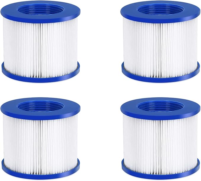 EDOSTORY Hot Tub Filter Replacement Cartridges, Fold White Filter Paper for Many Massage Pool Models Brand