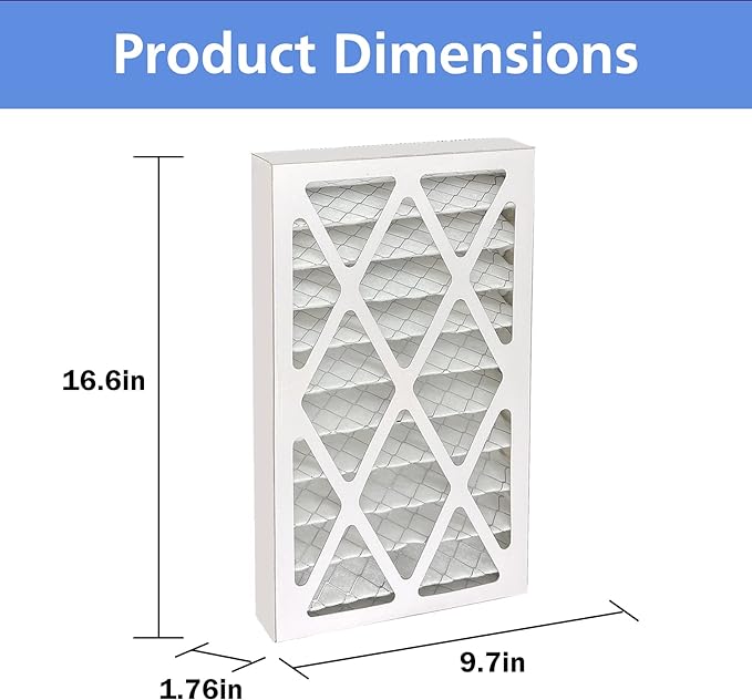 5-Micron Outer Air Filter Replacement Compatible with WEN 3410/ POWERTEC AF4000/ Shop Fox W1830/ Grizzly G0738 Air Filtration System. Compared to Part 90243-027-2, 4 Pack