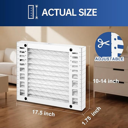 DR90 14 x 17.5 x1.75 Dehumidifier Filter MERV 13 Compatible with DR90 DR120#50070171-002 and Santa Fe Advance90 Advance100 Advance120 Advance2#4037722-01 4 Packs