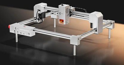 JL9 20W Laser Engraver and Cutter with Air Assist, Laser Engraving Machine for Wood Metal Acrylic Glass Stone, Powerful DIY CNC Laser Cutter 11.8" x 11.8" 20000mW Class1