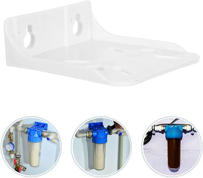 BESTYASH 10 Pcs Wall Mounting Water Filter Brackets Plastic Housing Rack for Kitchen Water Purifier Accessories Easy Tool-Free Installation