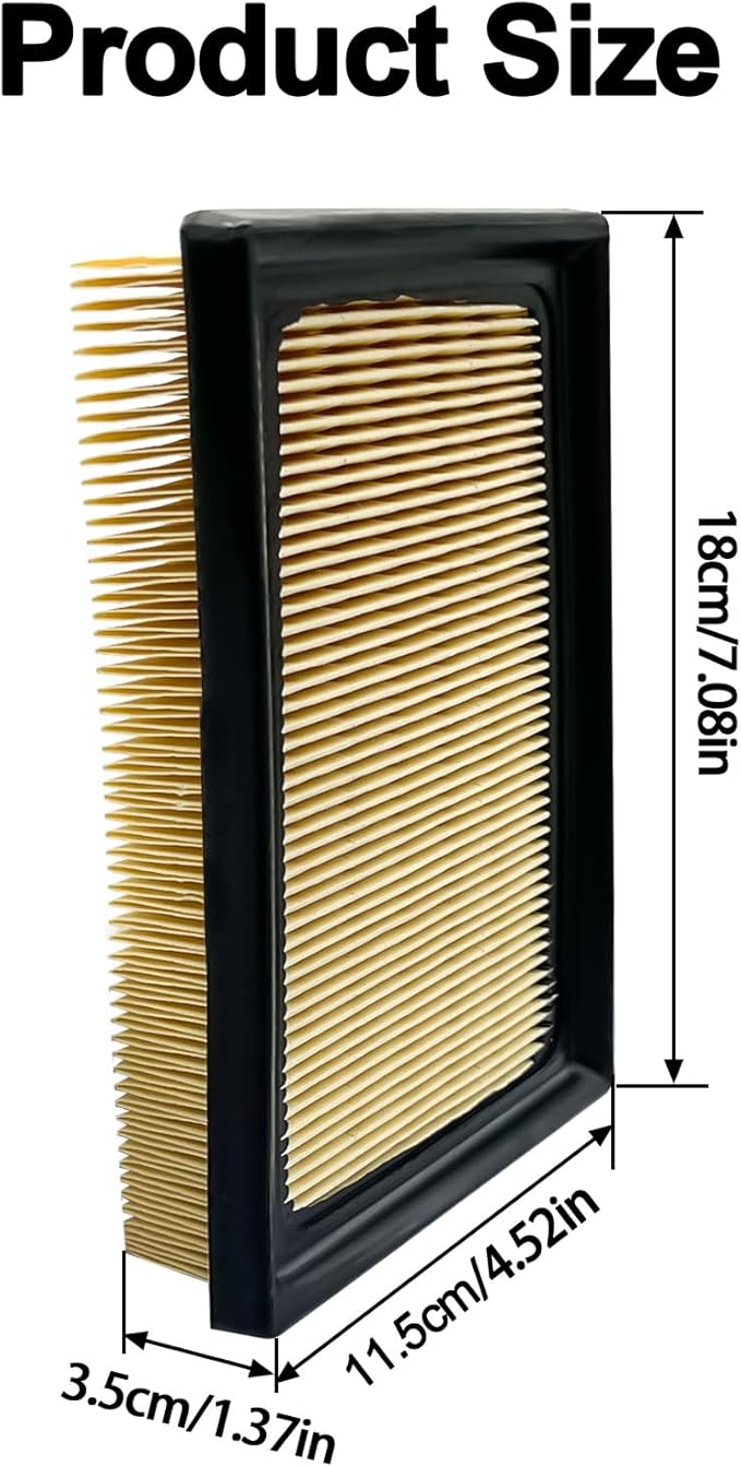 FUN-DRIVING 2 Pack Engine Air Filter for COROLLA Hybrid 1.8L(24-20) PRIUS 1.8L(22-16),PRIUS AWD-E 1.8L(22-19),PRIUS C 1.8L(19-12),PRIUS PRIME 1.8L(22-17) CA11426