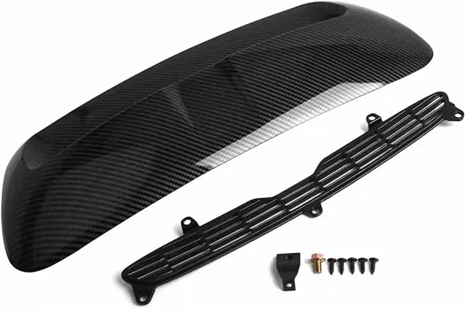 Car Bonnet Scoop Air Vent Intake Replacement Compatible For BMW And Mini R56 2007-2013 51132756095 51132757694 51232752275 Car Accessories(Bright Black)