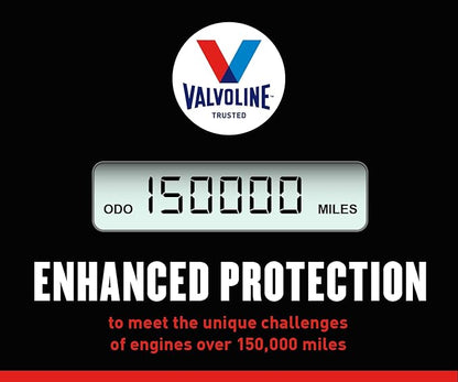 Valvoline High Mileage 150K with Maxlife Plus Technology 5W-20 Motor Oil 1 Quart