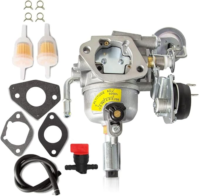 541-0765 Carburetor for Cummins Onan Marquis Gold RV QG 5500 7000 Generator, Replaces 146-0774 541-0704 A029S257, Fits HGJAB HGJAA Model, with Fuel Filter Gaskets Fuel Line Kit