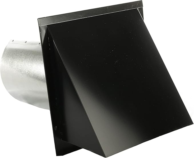 FAMCO Galvanized Steel Hooded Wall Vent with Screen, Used for Air Intake, Air Supply or Exhaust Applications