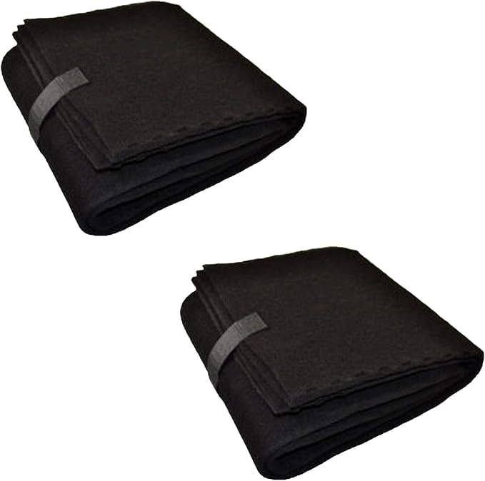 CFS Pack of 2, Universal Cut to Fit Carbon Pre-Filter Pad Roll for Air Purifiers, Range Hood, Furnace Filters & Conditioner Fresh Indoor Air Charcoal Filter Sheet 16"x48"