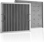 Captrate COMBO Stainless Steel Baffle Restaurant Hood Filter, (16" High x 20" Long)