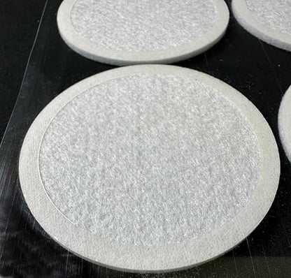 Microppose Original Synthetic Polyfil 2.5" Monotub Adhesive Filter Disks (6-Pack)
