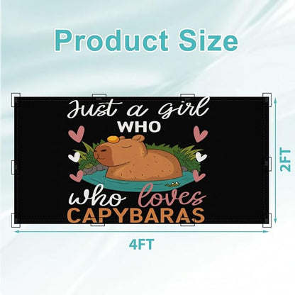 4 Pcs Fluorescent Light Covers for Ceiling Lights Cute Capybara Gifts Hearts Nature Just Girl Who Loves Capybaras Decorative Magnets Light Filters for Office Home Classroom Must Haves 4’ x 2’