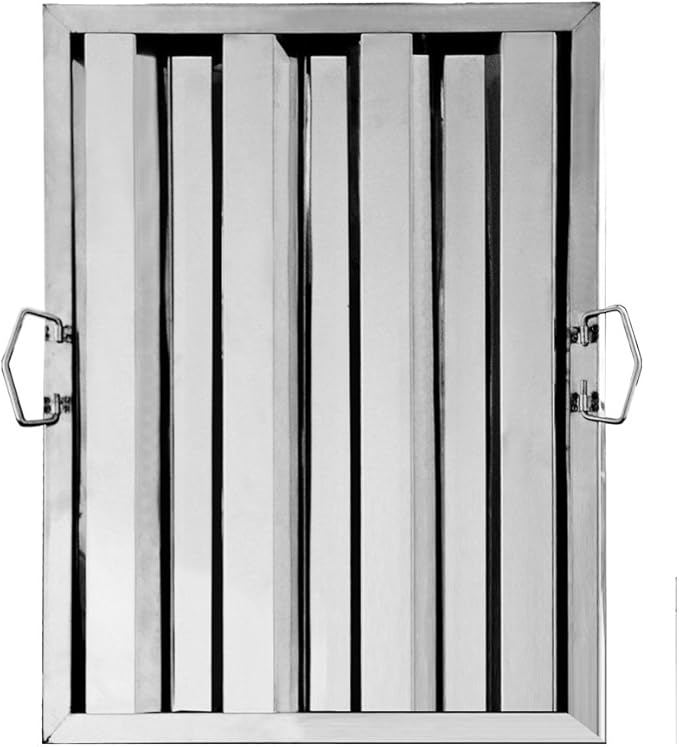 New Star Foodservice 54316 Stainless Steel Hood Filter, 16" W x 20" H