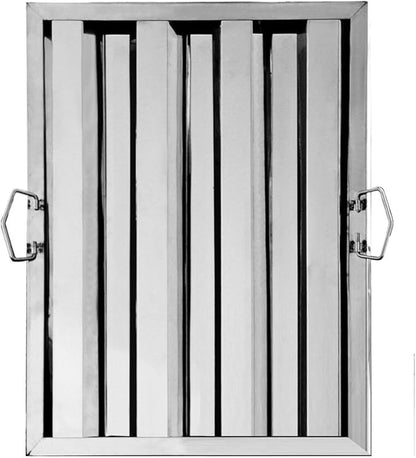 New Star Foodservice 54316 Stainless Steel Hood Filter, 16" W x 20" H