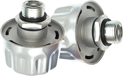 2-Pack 3/4" NPT Breather Caps with 40 Micron Filtration | Heavy-Duty Carbon Steel & Aluminum Alloy Hydraulic Vent Caps | For Gearboxes, Coolant Tanks, Excavators, Trucks