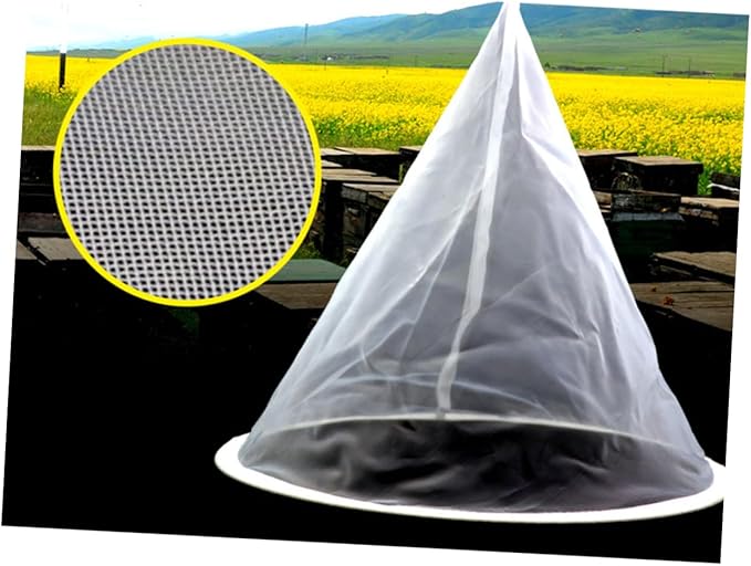 Practical Mesh Honey Strainer Gauze Filter Net Honey Sieve Strainer Reusable Home Kitchen Tools