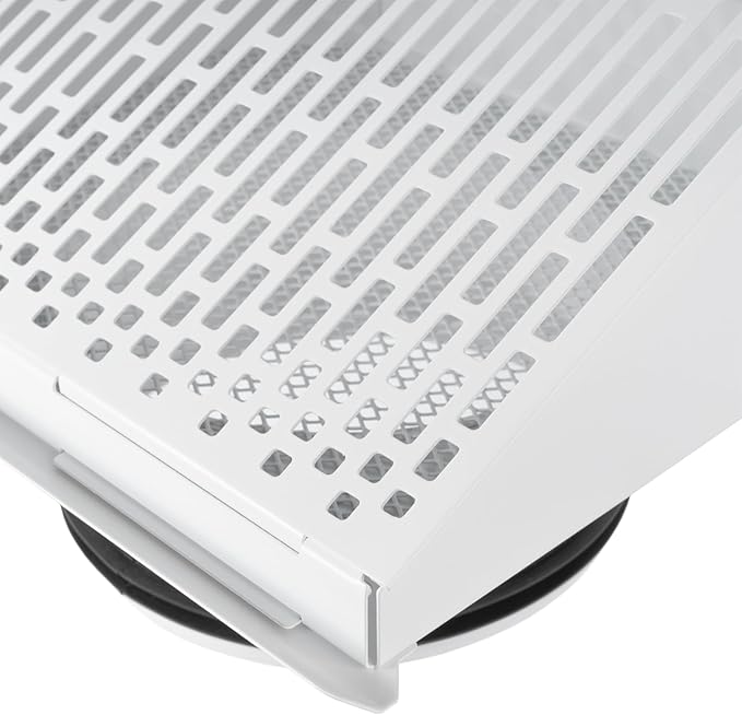 Vent Systems 6" Inch Exhaust Vent Cover with Rubber Gasket - White Galvanized Steel - Robust and Weatherproof Outdoor Air Exhaust Box - Duct or Surface Mounting - Rain and Snow Protection