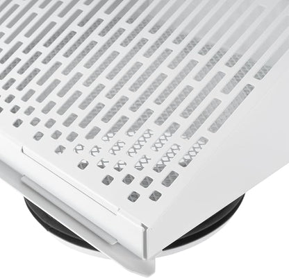 Vent Systems 6" Inch Exhaust Vent Cover with Rubber Gasket - White Galvanized Steel - Robust and Weatherproof Outdoor Air Exhaust Box - Duct or Surface Mounting - Rain and Snow Protection