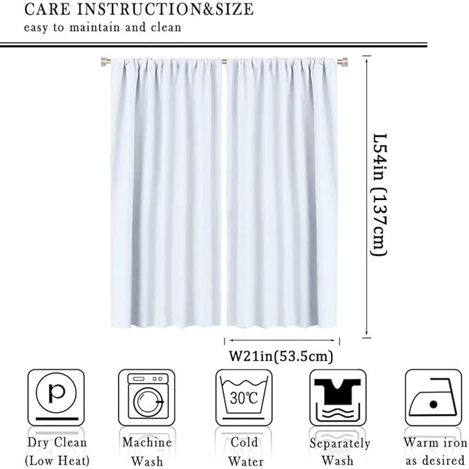 Kids Agriculture Machine Window Curtains, Farm Equipment Tractors Transport Combines Rod Pocket Decorative Windows Curtain for Boys Children Teens Room Decor 42x54in (30% Blackout)