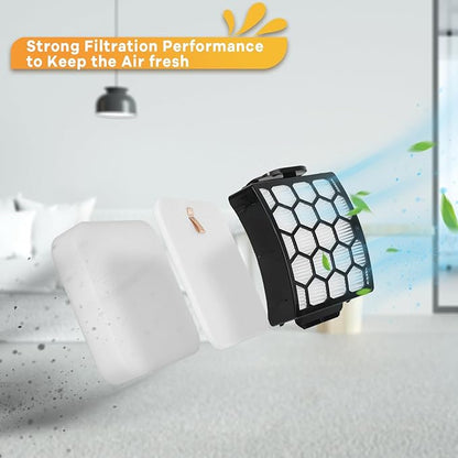 LA502 LA702 LA802 Replacement Filters for Shark Rotator Lift-Away ADV DuoClean Upright Vacuum LA300 LA301 LA322 LA500WM LA360 LA362, Replaces Part # XFFK320 & XHF320