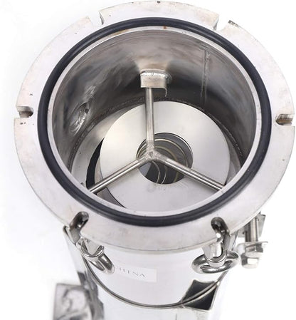 304 Stainless Steel Bag Filter Housing, Industrial Process Filter Housings, Pressure Filter Device, Removes Particulate Impurities, Real-Time Pressure Monitoring