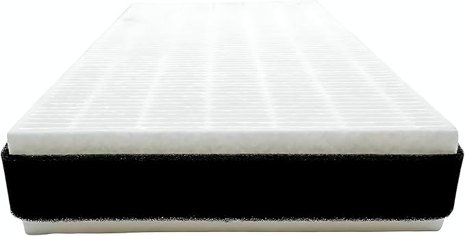 Nispira F1 C01 T02 HEPA Replacement Filter for 3M Filtrete Room Air Purifier FAP-C01-F1, FAP-T02-F1, FAP-C01BA-G1, FAP-T02WA-G1, FAP-ST02W, FAP-ST02N. 12 in. x 6.75 in. Part FAPF-F1-A. 4 Pack