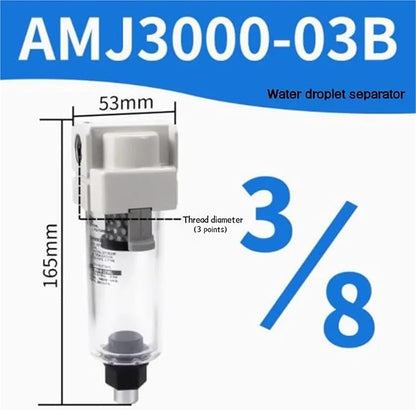 AMJ3000-03B/-03B-C,AMJ4000-04B/-04B-C,AMJ3000/4000 filter element type, water droplet separator for vacuum,AMJ series(AMJ3000-03B)