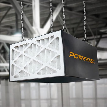 POWERTEC 5 Micron Outer Air Filter for WEN 3410, POWERTEC AF4000/AF4001, Shop Fox W1830 Air Filtration System, Replacement for WEN 90243-027-2 Woodworking Air Filters for Workshop & Garage, 4PK