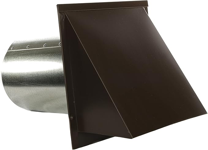 FAMCO Galvanized Steel Hooded Wall Vent with Screen, Used for Air Intake, Air Supply or Exhaust Applications