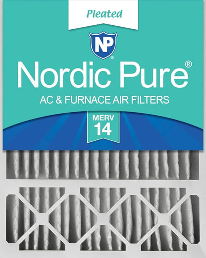 Nordic Pure 20x25x5 (Actual Size: 19 7/8 x 24 7/8 x 4 3/8) Honeywell/Lennox Replacement MERV 14 Air Filter 1 Pack