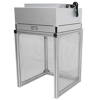 220V Vertical Laminar Dust Free Workshop with HEPA Filter, 23.62"×23.62" Aluminum Air Flow Clean Bench, Multi-Wing Centrifugal Fan, for Phone Repair Workshop, Laboratory Use