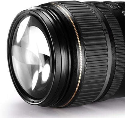 62mm 7PC Filter Set for Panasonic DMC-FZ1000 4K Point and Shoot Camera - Includes 3 PC Filter Kit (UV-CPL-FLD) and 4PC Close Up Filter Set (+1+2+4+10)